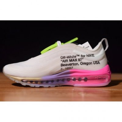 Nike Air Max 97 Beyaz / Pembe Koşu Ayakkabısı Türkiye - 8Z4XDQG8